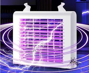 PYXBE Electric Mosquito Killer Lamp Insect Fly Killer Machine for Home Kitchen Kids Bedroom Eco-Friendly Indoor Outdoor Restaurants Office Bedroom LED Light Mosquito Trap hmk (Combit White)
