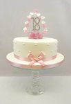 CAKE DECORATION CAKE TOPPER HEART BURST SPRAY DIAMANTE 18th BIRTHDAY BABY PINK