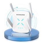 WONLINK AX1800 WiFi 6 Extender WiFi Booster/WiFi Range Extender Dual Band 5G 2.4G 1800Mbps Internet Extender Booster WiFi Repeater WiFi Extender Signal Booster for Home, WPS Setup, Gigabit Port