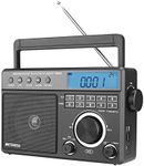 Retekess TR629 Radio AM FM, Portable Radio Support Recording,USB TF Card, FM Radio Powered by Battery or AC Power, Shortwave Radio with LCD Display for Household Outdoor