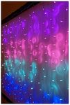 - LED String Curtain Lights with Dimmer Switch for Teen Room, Girls Room, College Dorm, Nursery and Kids Room Decor. Perfect for Mermaid, Purple, Pink Decoration. (Standard Version)