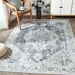 JINCHAN Rug 122x183 Washable Carpet