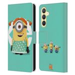 Head Case Designs Officially Licensed Despicable Me Stuart Girl Costume Minions Leather Book Wallet Case Cover Compatible With Samsung Galaxy S23 FE 5G