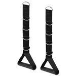 B Fit Professional Exercise Handles for Cable Machines Style Optional (Pair) (Multi Utility Handles)