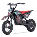 FunBikes MX350 350w 36v 4ah 12/12 51cm Lithium Red Electric Kids Dirt Bike – 3-Speed, 51cm Seat Height, CE/UKCA Approved, Boxed & Partially Assembled