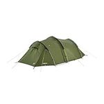 OEX Coyote III Tent for 3 People with Porch and Separate Bedroom, 3 Man, Compact, Lightweight, Tunnel, Easy to Pitch, Backpacking, Festivals, Weekend Trips, Wild Camping, Hiking, 5000mm HH, Green