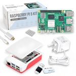 db-tronic Raspberry Pi 5 8GB Starter Kit | 128GB Edition | 27W Power Supply | Case with Cooling Fan | Heatsink | 4K Micro HDMI Cable | Ideal for Smart Home, Retro Gaming & Home Assistant