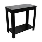 ORE International 7710BK 24-Inch Black Chair Side Table