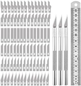 90PCS Knife Blades Precision Craft Knife Set, for DIY Artwork, Cutting, Models, Scrapbook