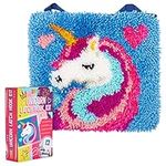 Mini Unicorn Latch Hook Rug Kit for