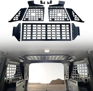HIGH FLYING 2024 2025 2026 for Toyota Land Cruiser Prado LC250 Car Accessories Molle Panels Storage Modular System Trunk Shelf Organizer Interior Rear Cargo Racks (Side Panels+Roof)