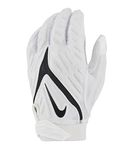 Nike Youth Superbad 6.0 Football Gloves White | Black Large
