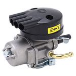 Fuel System Carburetor Assembly Replacement For 49Cc 60Cc 66Cc 80Cc 2 Stroke Engine Motorized Bicycle