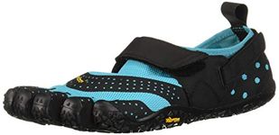 Vibram FiveFingers Women's V-Aqua Water Shoes, Blue (Black/Light Blue), 6/6.5 UK (37 EU)