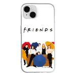 Warner Bros. Friends 001 Phone Case Optimally Adapted for iPhone 14 Plus White