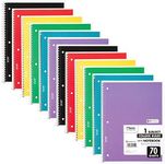 Mead Spiral Notebooks, 12 Pack, 1-S