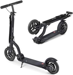 Movino Roller Scooter Klappbar – Cityroller - Klapproller für Jugendliche und Erwachsene, Große Luftbereifung, Rutschfestes Trittbrett, Höhenverstellbarer Lenker – Air Anthrazit