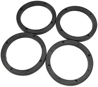 uxcell 4pcs 6.5" Auto Car Speaker Spacer Ring Adapter Bracket Extender Holder