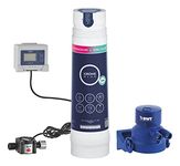 GROHE Blue Under Sink Water Filter - Magnesium and Zinc Filter Starter Set (Filter Head, Flow Meter for Filter Lifetime Measurement, Capacity 400 L), for Use Blue Pure Kitchen Taps, 40875000