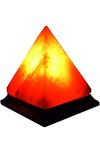 Naturo Himalayan Rock Salt Pyramid Shaped Lamp of 2.5 Kgs for Max Positive Energy, for Lovely Decor, Best for Valentines Gift