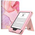 MoKo Case for 6.8" Kindle Paperwhite (11th Generation-2021) and Kindle Paperwhite Signature Edition, Slim PU Shell Cover Case with Auto-Wake/Sleep for Kindle Paperwhite 2021, Light Pink Gold Marble