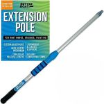 Extension Pole Telescoping Pole Extension Rod Extendable Pole Telescopic Deck Brush Boat Hook Painters Pole 3/4" Universal End Painting Paint Roller Mop Handle Twist Lock Long Stick Extender