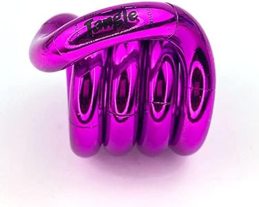 TANGLE Jr Metallic (Magenta) - Genuine Fidget Toys Sensory Toy - Twisty Fidget Toy Tangle Fidgets for Kids and Adults - Fidget Toy for School - Gift for Teens and Adults