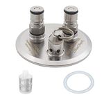 3"Tri Clamp Fermenters ball lock post Convert Lid with Gas Post Beer Post PRV,Fermentasaurus Pressure,Homebrew Kegging fermentation Equipment