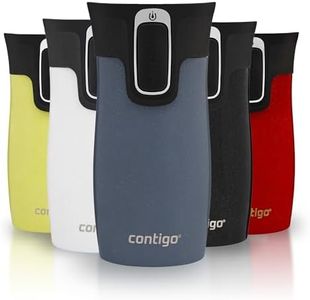 Contigo West Loop Mini Autoseal Travel Mug | Stainless Steel Thermal Mug | Vacuum Flask | Leakproof Tumbler | Coffee to go Mug with BPA Free Easy-Clean Lid | Lakeside | 300 ml