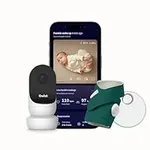 Owlet® Dream Duo 2 Smart Baby Monitor: FDA-Cleared Dream Sock® Plus Owlet Cam 2- Tracks & Notifies for Pulse Rate & Oxygen While Viewing Baby in 1080p HD WiFi Video - Deep Sea Green