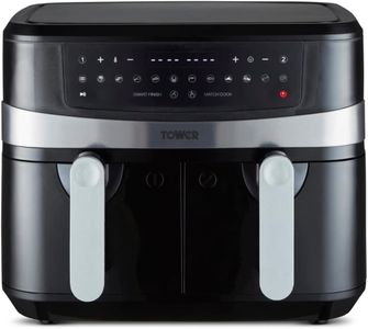 Tower Vortx Dual Air Fryer, 9L – Two Basket Healthy Cooker