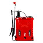 Balwaan Krishi Battery and Manual 2 in 1 Knapsack Sprayer 12 Volts x 8 Ampere (Red) | 18 litres Tank Capacity | High Pressure Sprayer | Suitable for Spraying, Agriculture, Pesticide uses | BS-21