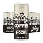 Iced Mocha by Jimmy's Iced Coffee | Chocolate Coffee Flavour | Multipack of 12 x 250ml SlimCans | Refreshing, Ready to Drink Iced Coffee Cans | Cold Mocha Drink with Single Origin Arabica Coffee Beans