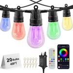 Voneta Garden String Lights,49FT/15