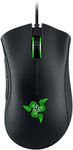 Razer DeathAdder Essential Wired Gaming Mouse I Single-Color Green Lighting I 6400DPI Optical Sensor- Black - RZ01-03850100-R3M1