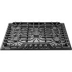 FFGC3626SB 36 ADA Compliant Built-In Gas Cooktop With 5 Sealed Burners 51000 BTU Total Output Continuous Grates Low Simmer Burner And Color-Coordinated Control Knobs: