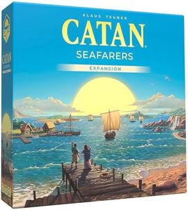 CATAN Exp: Seafarers - 6th Edition (English) - Board Games - Strategy/Expansion - Explore New Islands and Build Ships - Ages 10+ - 3 to 4 Players - 90 to 120 Minute Playtime - Made by Asmodee