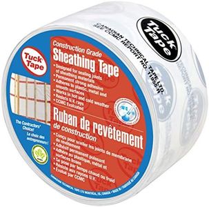 Tuck Tape Construction Sheathing Tape, Epoxy Resin Tape, 2.4 in x 180 ft (White)