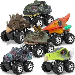 Dinosaur Toys,Realistic Looking Dinosaurs,with Mysterious Dinosaur World Discovery Book,Helping Children to Explore The Spirit Early Educational Toys for 2 3 4 5 6 & Up Old Boys and Girls