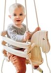 Wooden Horse Toddler Swing Set - Ba