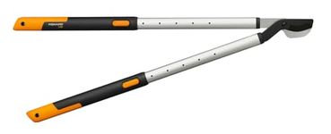 Fiskars SmartFit Loppers Bypass L86, Non-stick coating blade, Cutting diameter: 5 cm, Hardened steel, Handle length: 66-90 cm, Black/Orange, 1013564