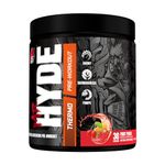Hyde Thermo High Energy Pre workout Supplement | Pre Workout for Men and Women | Energy Booster, Focus, Stamina, Muscle Pump | Beta-alanine, Caffeine, Betaine Anhydrous | 300g (Fruit Punch)