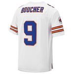 Aniwante Waterboy #9 Bobby Boucher Jersey,Adam Sandler Movie Mud Dogs Bourbon Bowl Football Jerseys, White, X-Large