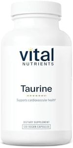 Vital Nutrients - Taurine - Supports Healthy Heart Function - 120 Vegetarian Capsules per Bottle - 1000 mg