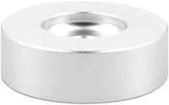 kwmobile 45 RPM Record Adapter - Aluminum Insert Center Adapter for 45RPM 7 Inch Singles Records - Compatible with All Turntables - DJ & Vinyl Accessories - Diameter 1.5" (3.8 cm)