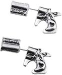 MYOSPARK Antique Silver Plated Gun 