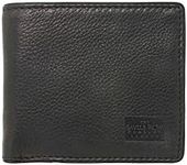 Savile Row Company Black Leather Classic Coin Purse Wallet - Geniuine Leather Multi Credit Card Wallets