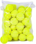 MRYCZ FYRHD 60 Pack Tennis Balls, Advanced Training Tennis Balls, Tennis Balls for Dogs, Bulk Tennis Balls for Practice with Mesh Bag for Easy Transport, Good for Beginner Training Ball