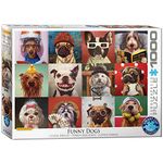 Eurographics 6000-5523 Funny Dogs by Lucia Heffernan 1000-Piece Puzzle