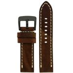 Tech Swiss LEA1558-24 Calfskin Brown Leather Extra Thick 24mm